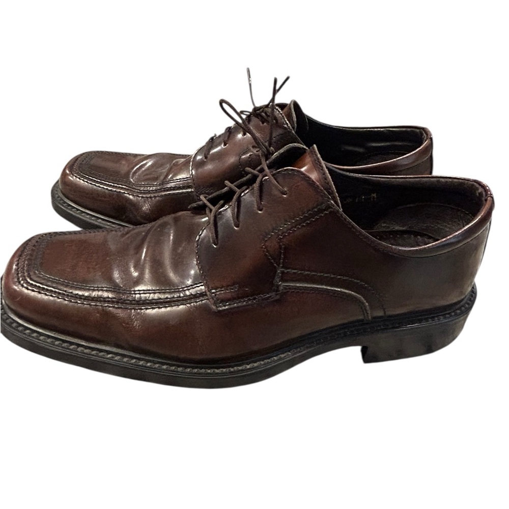 BASS Men’s Vintage Brighton Leather Dress Shoes Brown 11M‎